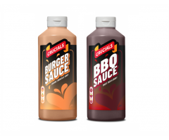 Crucials Sauce 500ml x 2 (Burger Sauce & BBQ) Free burger spice mix